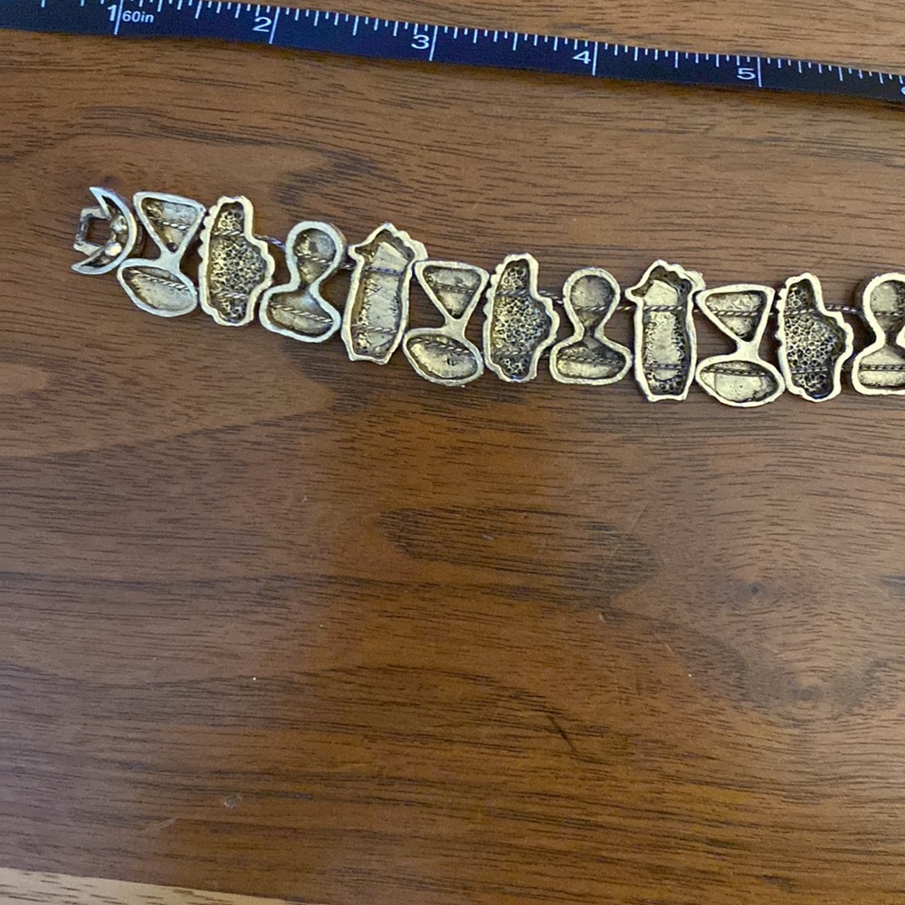 Vintage golf themed charm bracelet - Picture 4 of 5